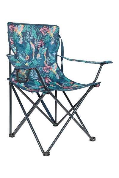  Mountain Warehouse Patterned Folding Chair   Navy 