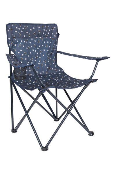  Mountain Warehouse Patterned Folding Chair   White 