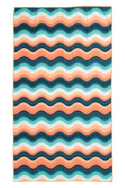  Mountain Warehouse Printed Microfibre Towel   Giant   150 X 85cm   Green 
