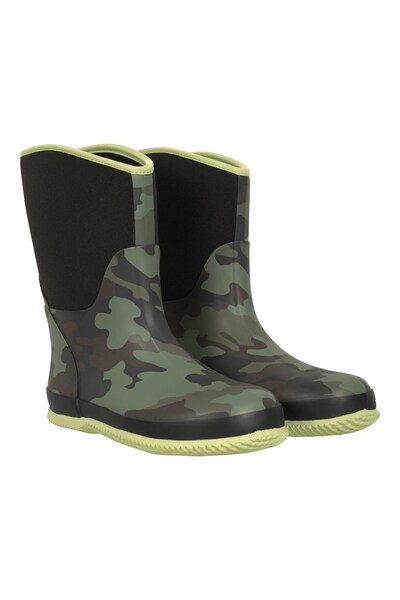  Mountain Warehouse Puddle Kids Mucker Boots   Black 