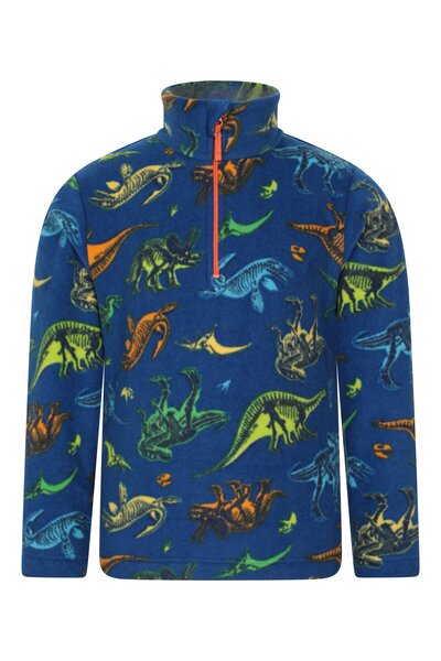  Mountain Warehouse Pursuit Printed Kids Half Zip Fleece   Orange 