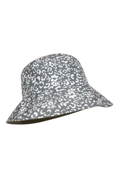  Mountain Warehouse Reversible Womens Printed Bucket Hat   Green 