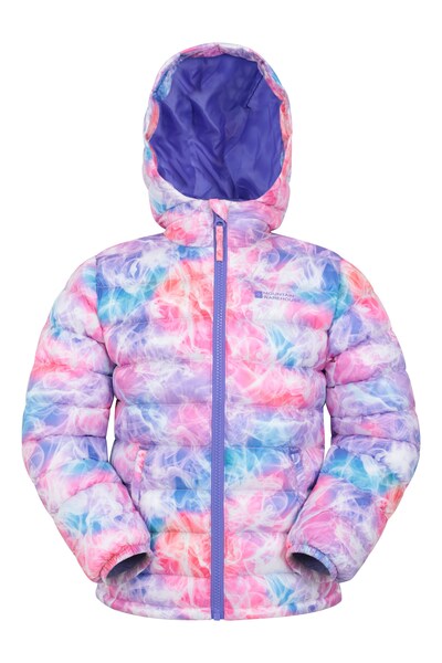  Mountain Warehouse Seasons Kids Printed Padded Jacket   Pink 