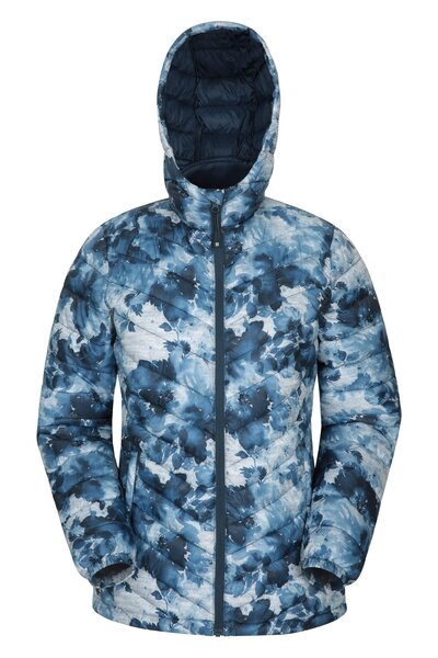  Mountain Warehouse Seasons Womens Printed Padded Jacket   Grey 
