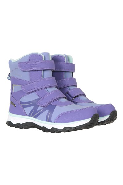  Mountain Warehouse Slope Kids Softshell Adaptive Snow Boots   Green 