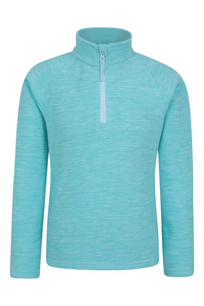  Mountain Warehouse Snowdonia Kids Half Zip Fleece   Turquoise 