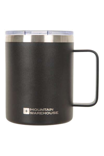  Mountain Warehouse Square Handle Coffee Mug 400ml   Black 
