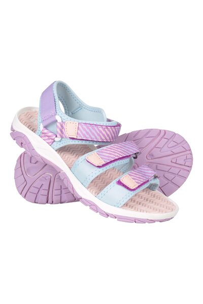  Mountain Warehouse 3 Strap Kids Sandals   Purple 