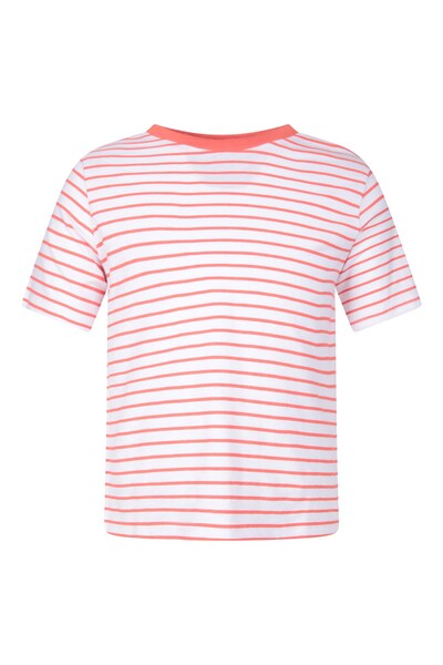  Mountain Warehouse Striped Kids Short Sleeve Tee   Red 