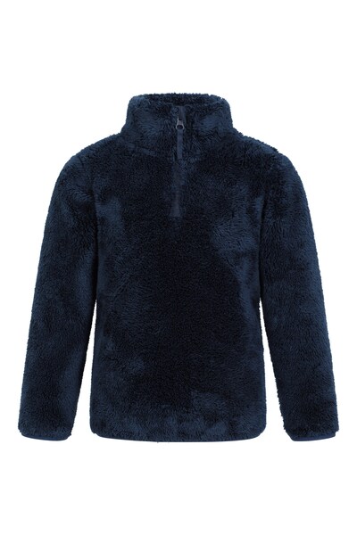 Mountain Warehouse Teddy Kids Half Zip Fleece   Navy 