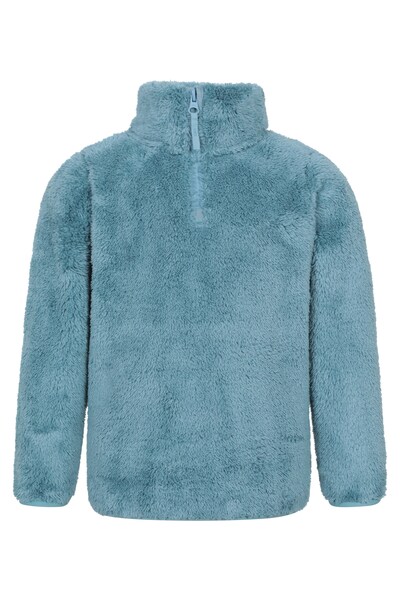  Mountain Warehouse Teddy Kids Half Zip Fleece   Teal 