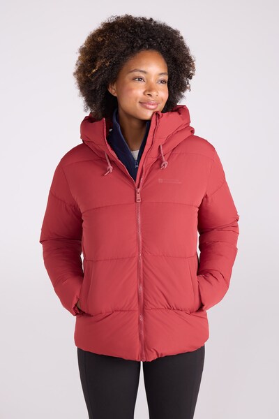  Mountain Warehouse Toasty Womens Short Padded Jacket   Red 
