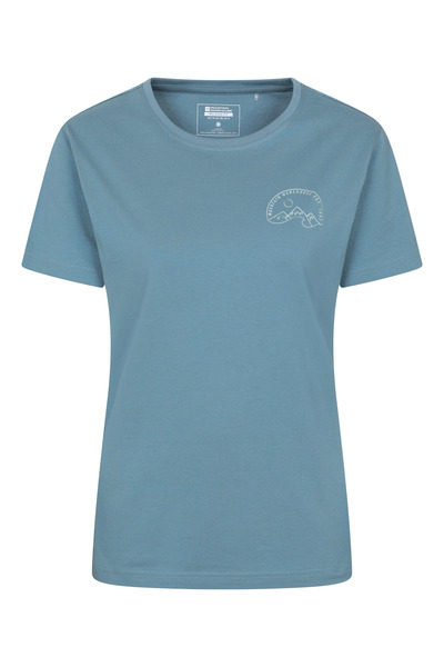  Mountain Warehouse Tree Ring Womens Relaxed Fit T Shirt   Navy 