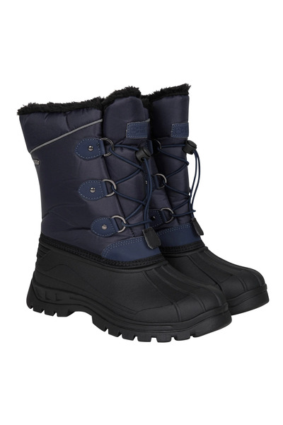  Mountain Warehouse Whistler Kids Adaptive Snow Boots   Navy 