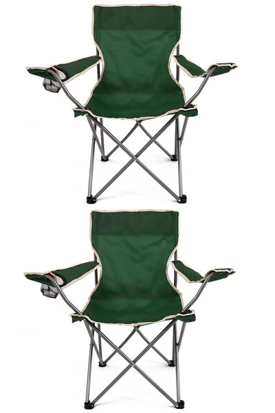  Nalu Captains Camping Chair Twin Pack 