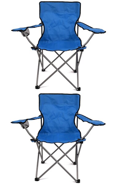  Nalu Captains Camping Chair Twin Pack 