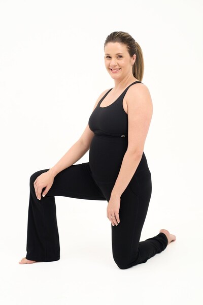  Natal Active Luxe Womens Maternity/postnatal Flare Leggings 30 