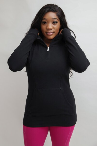  Natal Active Womens Breastfeeding 1/4 Zip Sweater 