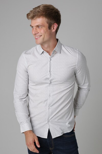  Nines Mens Cotton Poplin Shirt 