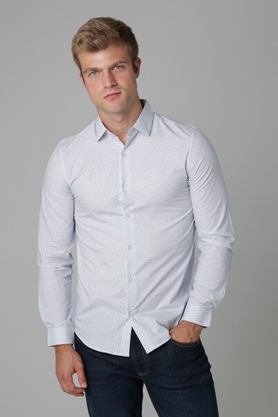  Nines Mens Cotton Poplin Shirt 