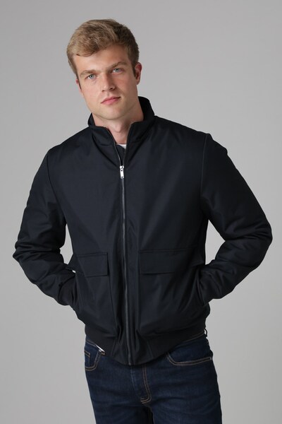  Nines Mens Oxford Jacket With Corduroy Collar 