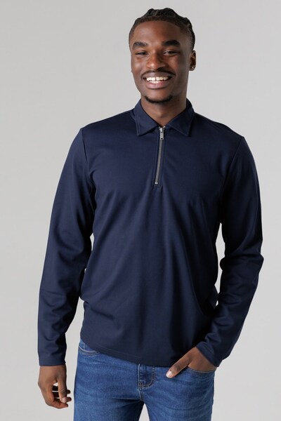  Nines Mens 1/4 Zip Fleece Jumper With Smart Collar 