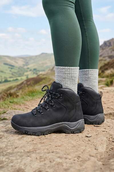  Northwest Territory Emerald Womens Leather Waterproof Walking Boots 