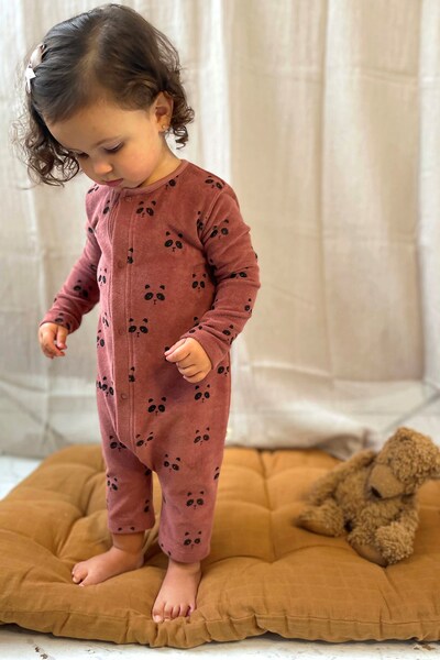  Ottie And Tottie Panda Kids Romper Sleepsuit 