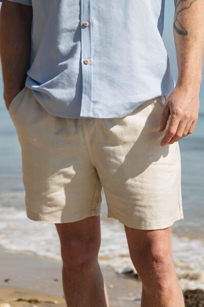  Rapanui Men's Linen Shorts 