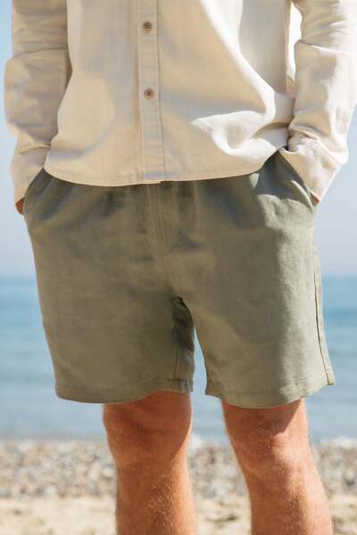  Rapanui Men's Linen Shorts 