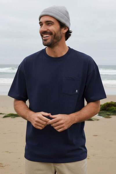  Rapanui Men's Oversized Pocket T Shirt 