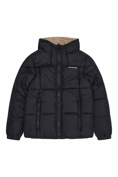  Reebok Reversible Puffer Sherpa Womens Jacket 