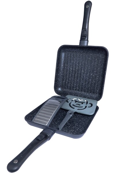  Ridgemonkey Connect Pan & Griddle Xxl Granite Edition 