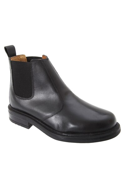  Roamers Mens Leather Chelsea Boots 