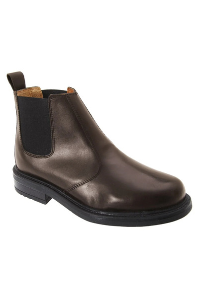  Roamers Mens Leather Chelsea Boots 