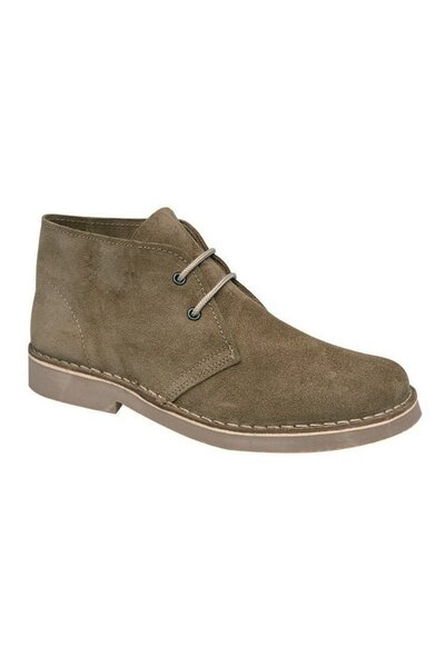  Roamers Mens Real Suede Desert Boots 