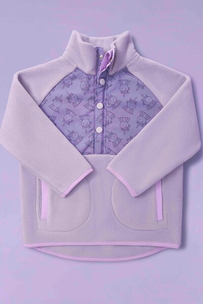  Roarsome Sparkle The Unicorn Kids Mid Layer Fleece 