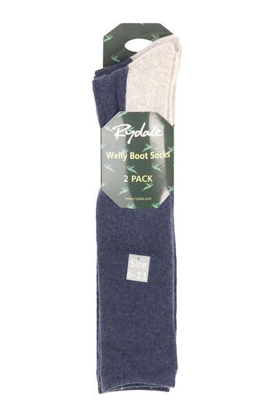  Rydale Atwick Mens Welly Boot Sock 2 Pack 