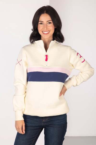  Rydale Bramham Womens Stripe Sweatshirt 