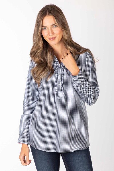  Rydale Hannah Womens Overhead Ruffle Shirt 