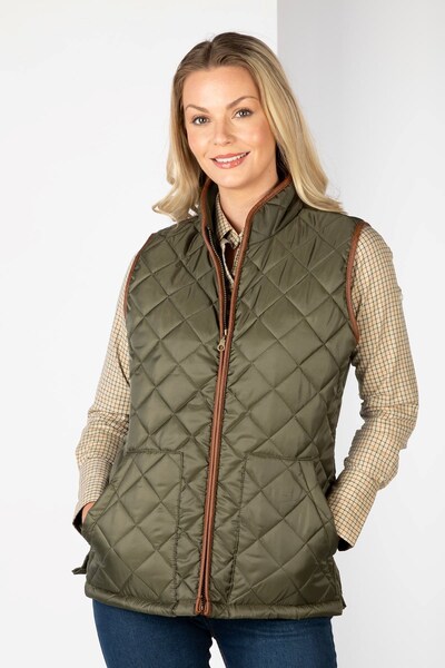  Rydale Harpham Womens Country Quilted Waistcoat 