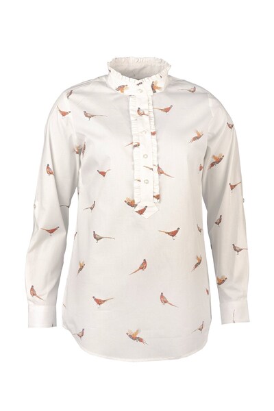  Rydale Ivy Womens Overhead Ruffled Shirt 