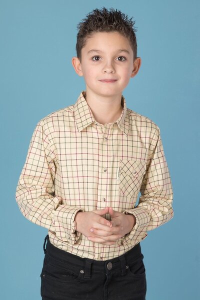  Rydale Kids Country Check Shirt 