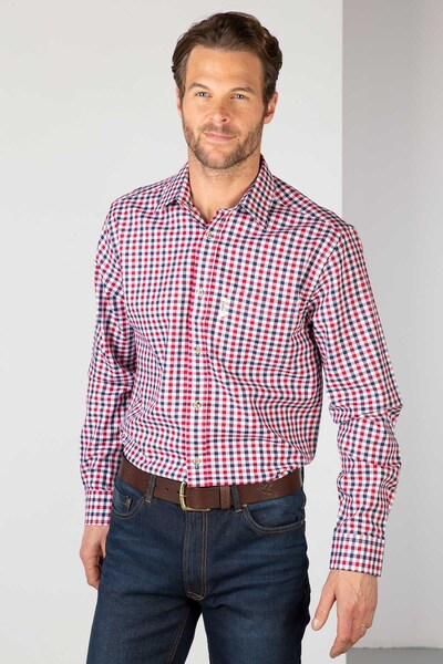  Rydale Richmond Mens Long Sleeved Country Check Shirt 
