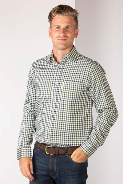  Rydale Richmond Mens Long Sleeved Country Check Shirt 