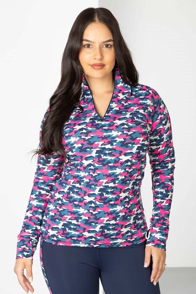  Rydale Skerne Ladies Patterned Sports Top 