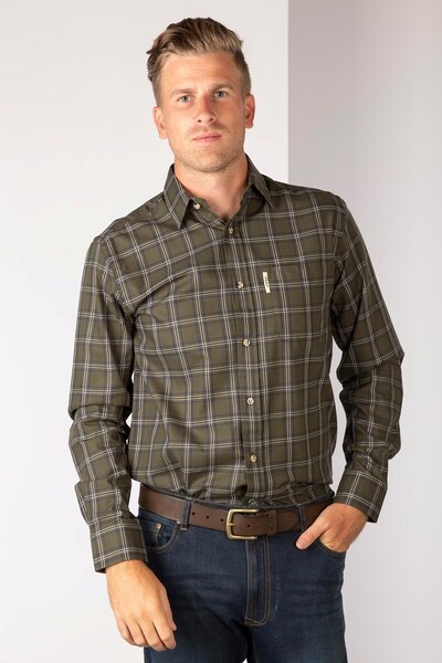  Rydale Wetwang Mens Long Sleeved Country Check Shirt 