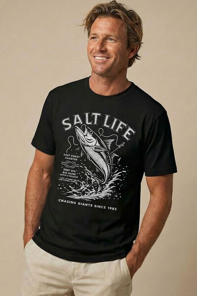  Salt Life Charter Mono Mens T Shirt 