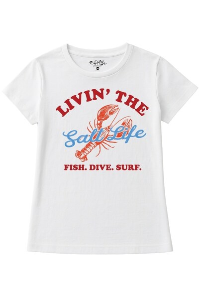  Salt Life Fish Dive Surf Womens T Shirt 
