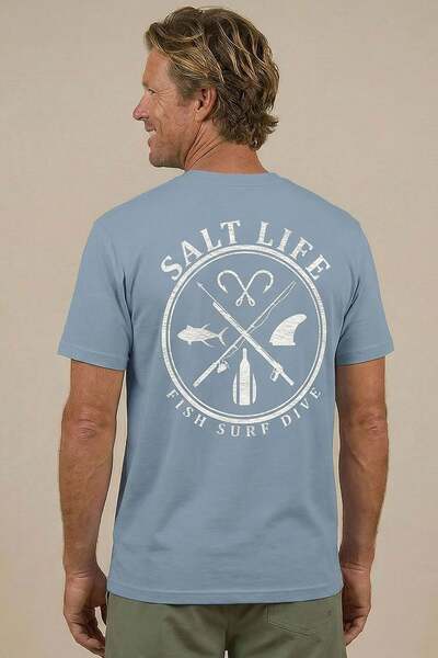  Salt Life Nautical Pursuit Mens T Shirt 